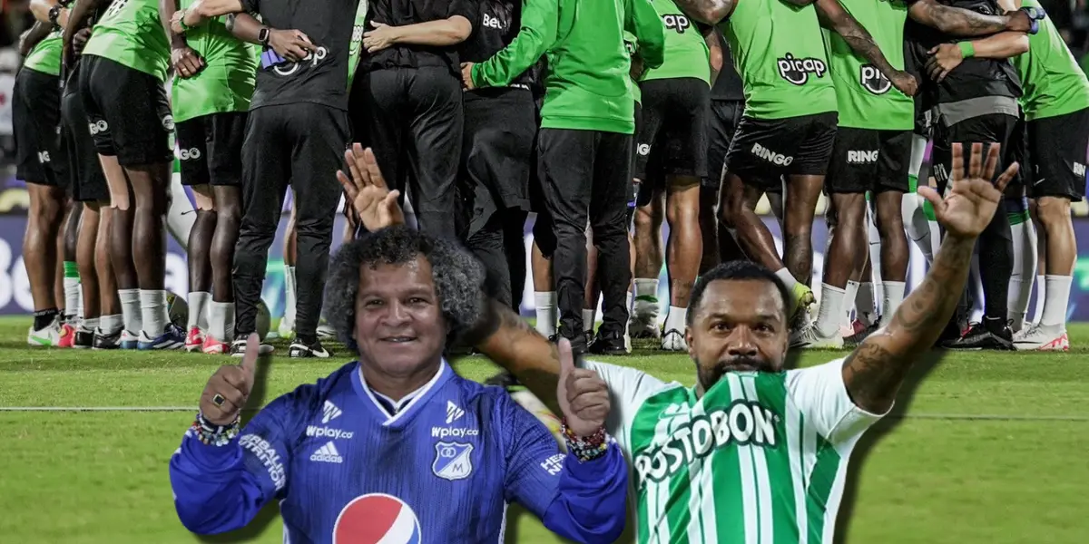 Jugadores Nacional reunidos,Tomada de Atlético Nacional