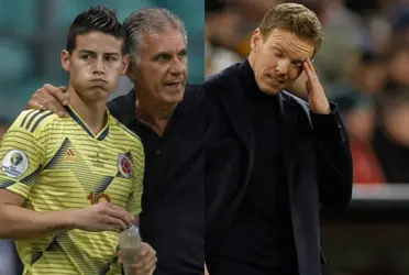 Julian Nagelsmann víctima de lo que le habría pasado a Carlos Queiroz en la Selección Colombia.