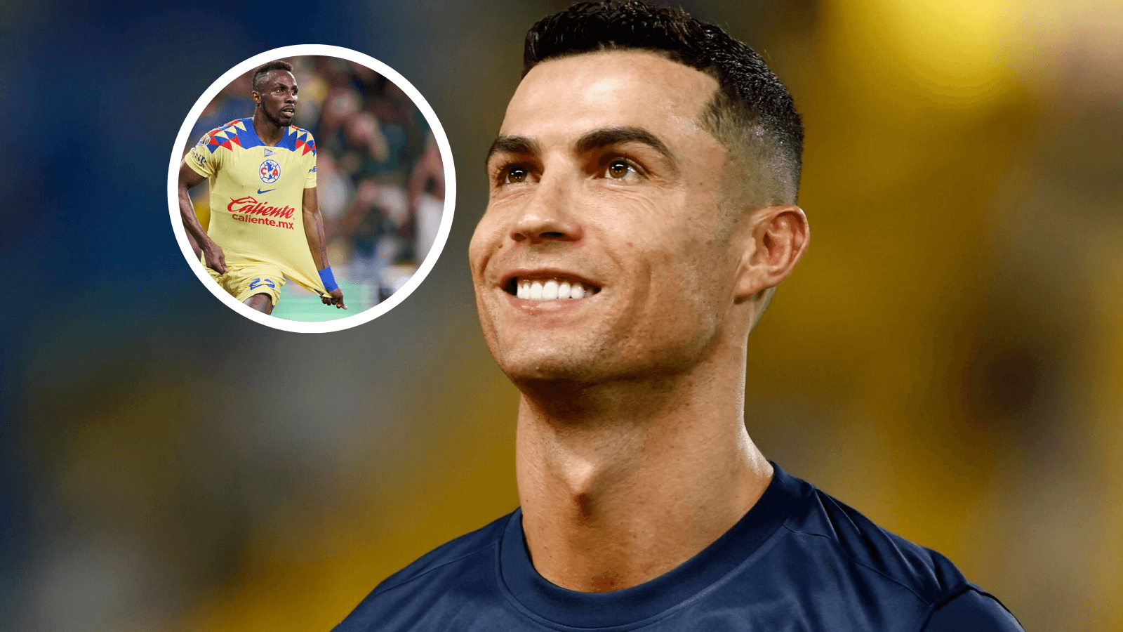 Julián Quiñones y Cristiano Ronaldo Foto: Marca