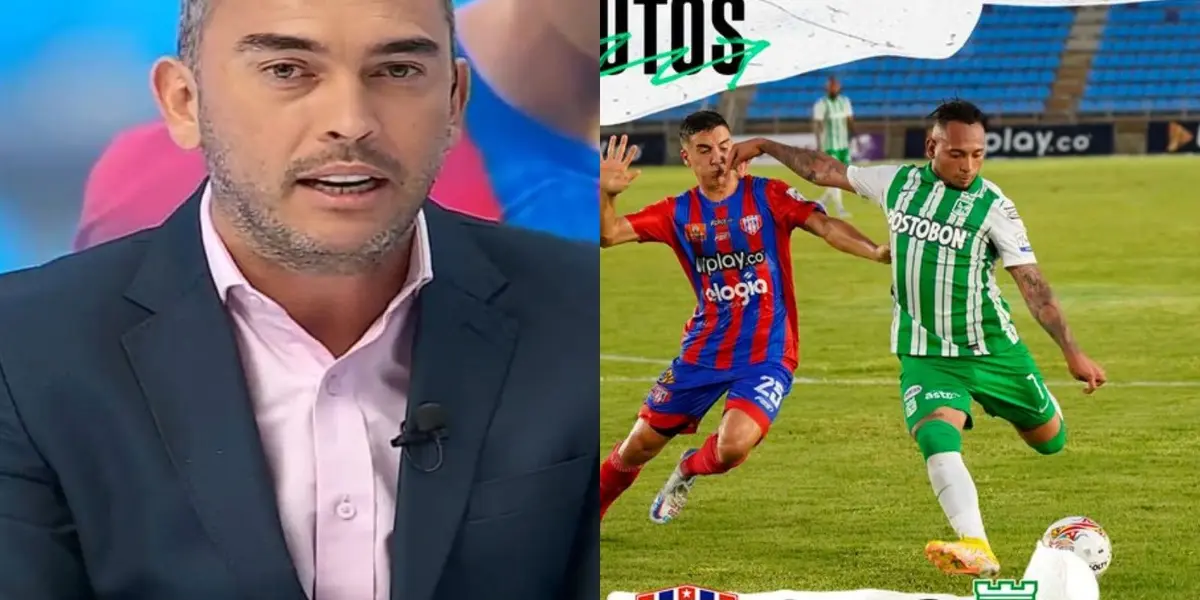 Julián Téllez desde Win Sports dejó un importante dato para Atlético Nacional tras lo visto contra el Unión Magdalena.