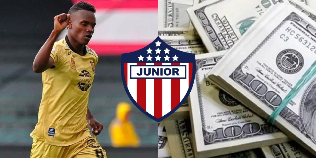 Junior de Barranquilla quiere a Jáder Obrian pero Águilas Doradas le puso precio y es una millonada.