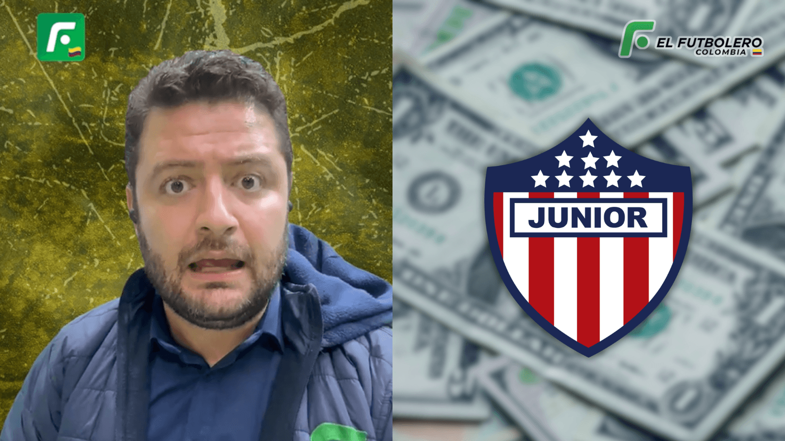 Junior de Barranquilla Foto: El Futbolero, Escudoteca PN y Pexels