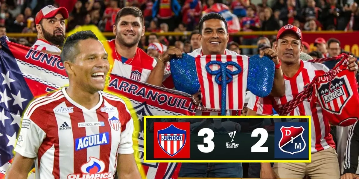 Junior de Barranquilla ganó 3-2 ante Independiente Medellín en la primera final del FPC