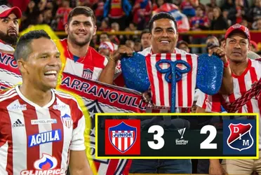 Junior de Barranquilla ganó 3-2 ante Independiente Medellín en la primera final del FPC