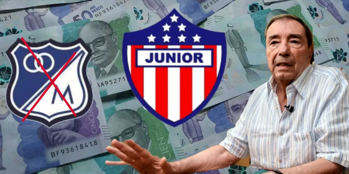 Junior de Barranquilla se podría seguir reforzando para esta temporada mientras Millonarios duerme