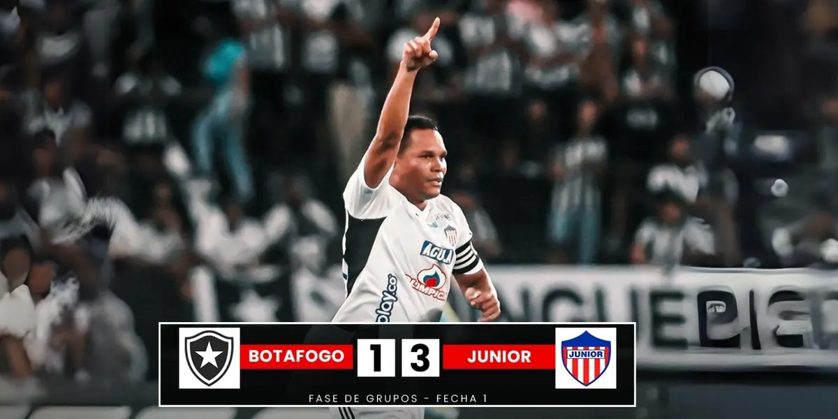 Junior FC jugó contra el Botafogo de Brasil. Foto tomada de Junior FC en Twitter.