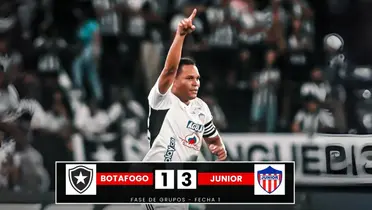 Junior FC jugó contra el Botafogo de Brasil. Foto tomada de Junior FC en Twitter.