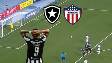 Junior FC le ganó por goleada al Botafogo. Foto tomada de Monde Football y Captura de pantalla de ESPN. 