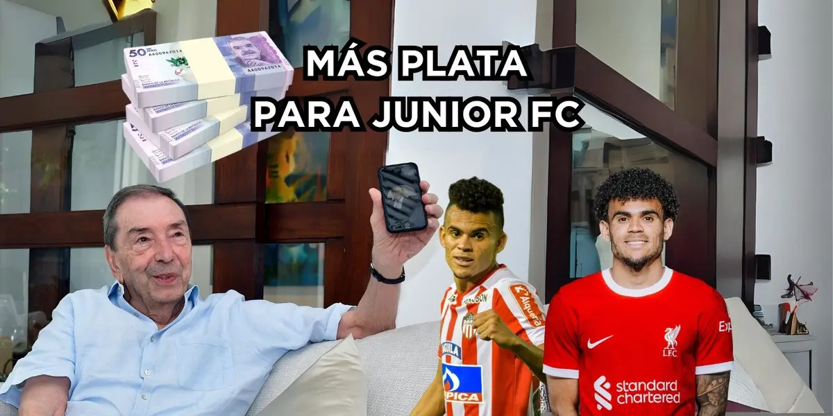 Junior FC recibirá una importante suma gracias a Luis Díaz.