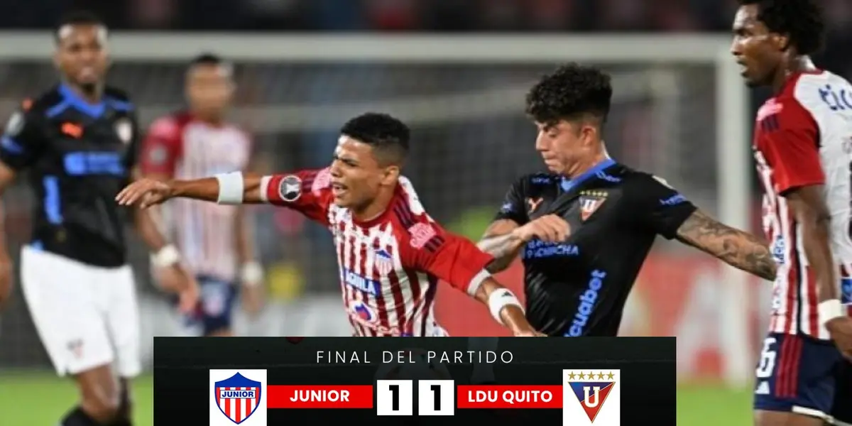 Junior vs Liga de Quito Copa Libertadores- Fotos:  Redes Junior y Futbolred
