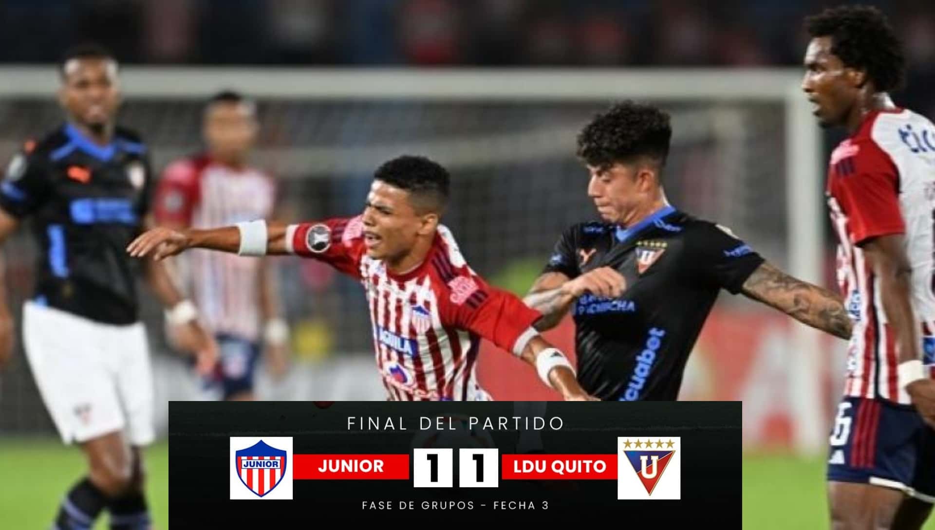 Junior vs Liga de Quito Copa Libertadores- Fotos: Redes Junior y Futbolred