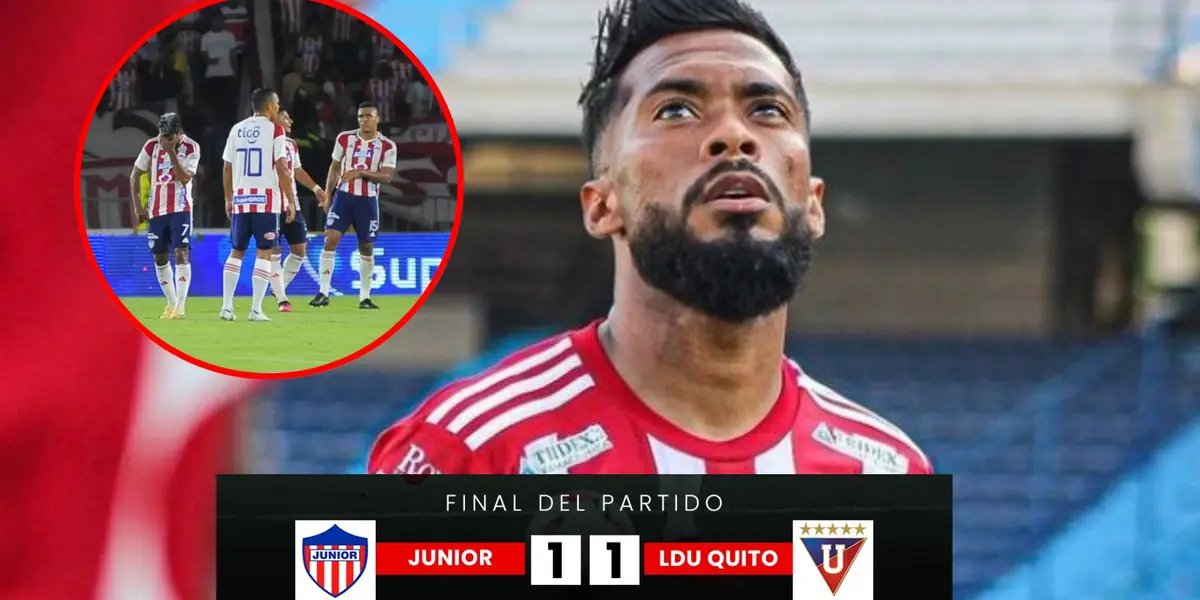 Junior vs Liga de Quito - Foto: Zona Cero, redes Junior y Redprensa