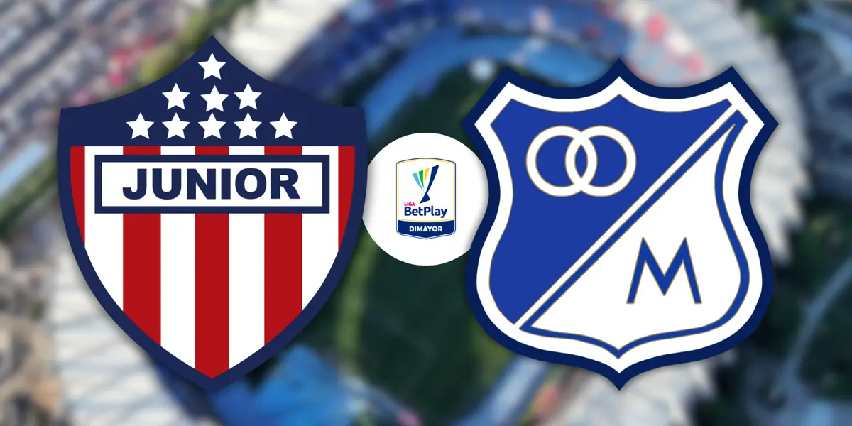 Junior vs Millonarios FC Foto: Junior, Escudoteca