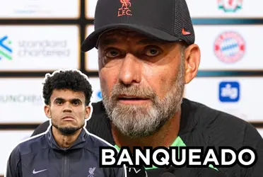 Jurgen Klopp banqueó Luis Díaz en el Liverpool.