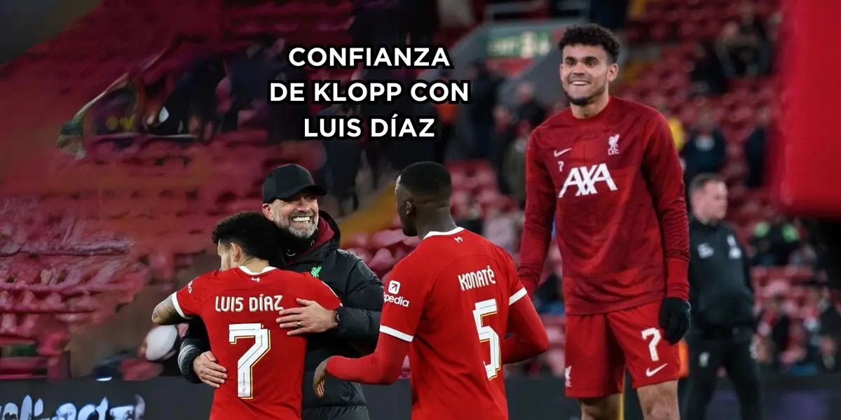 Jürgen Klopp con máximo respaldo y confianza a Luis Díaz y todos sus jugadores en el Liverpool.