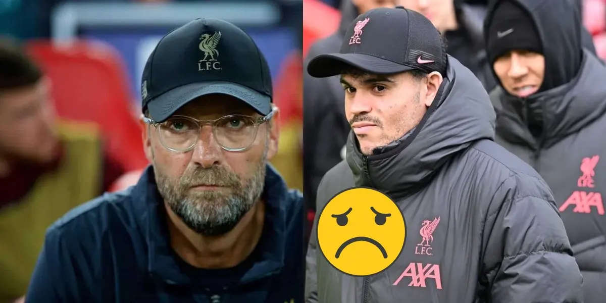 Jürgen Klopp no dio buenas noticias sobre Luis Díaz en el Liverpool.