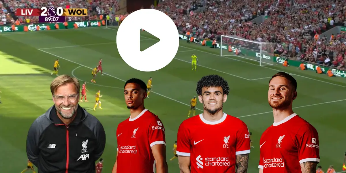 Jürgen Klopp en el partido en su despedida del Liverpool de Inglaterra