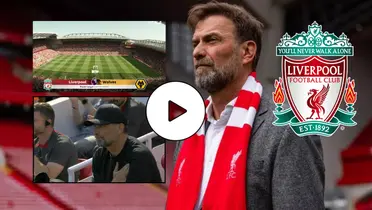 Jürgen Klopp  en su despedida del Liverpool