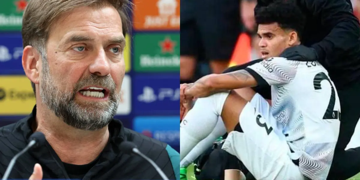 Jürgen Klopp fue consultado sobre la situación médica de Luis Diaz y lanzó una contundente respuesta.