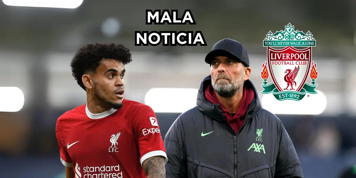 Jürgen Klopp le da una mala noticia a Luis Díez y a todo el Liverpool de Inglaterra.