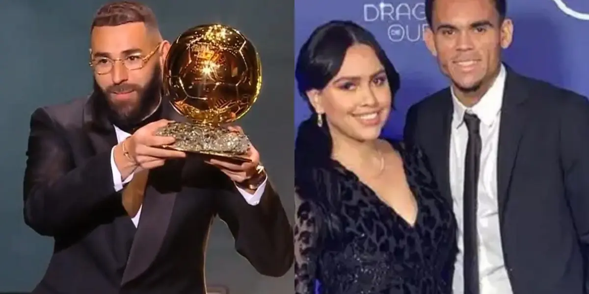 Karim Benzema hizo historia al ganar el Balón de Oro 222 y Luis Díaz ocupó un puesto importante en el ranking.