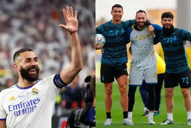 Karim Benzema le lanza una sorpresiva noticia al fútbol de Arabia Saudita.