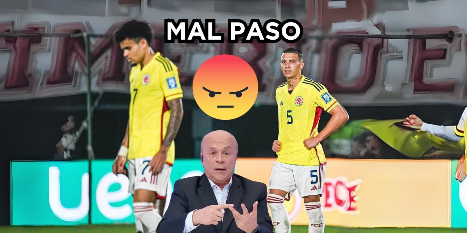 Kevin Castaño dio un mal paso y Carlos Antonio Vélez le mandó unos sablazos.