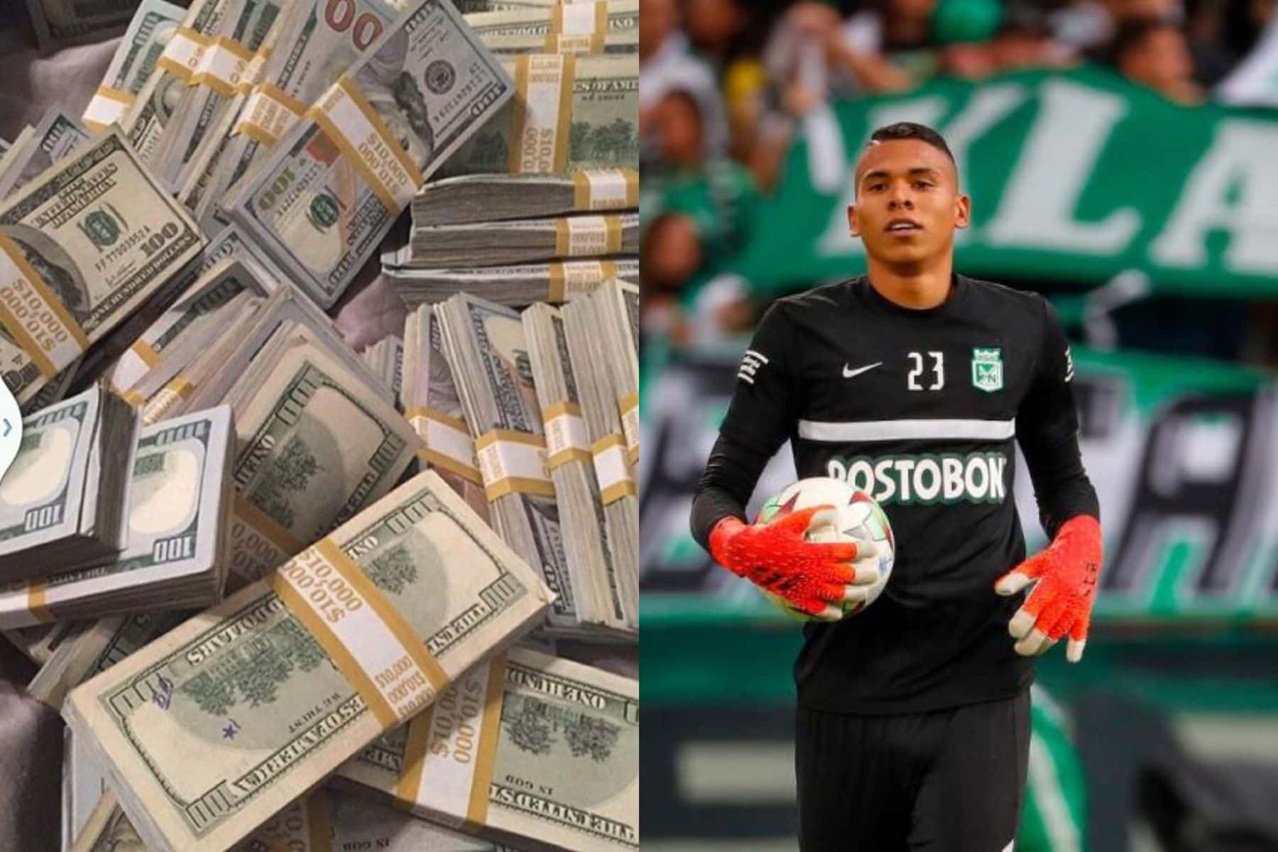 Kevin Mier anda muy bien en Atlético Nacional y su valor de mercado sigue subiendo.