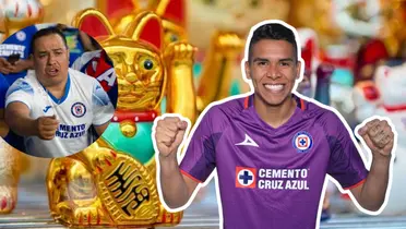 Kevin Mier con la camiseta de Cruz Azul