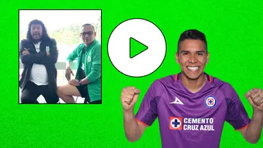 Kevin Mier con la camiseta del Cruz Azul de México