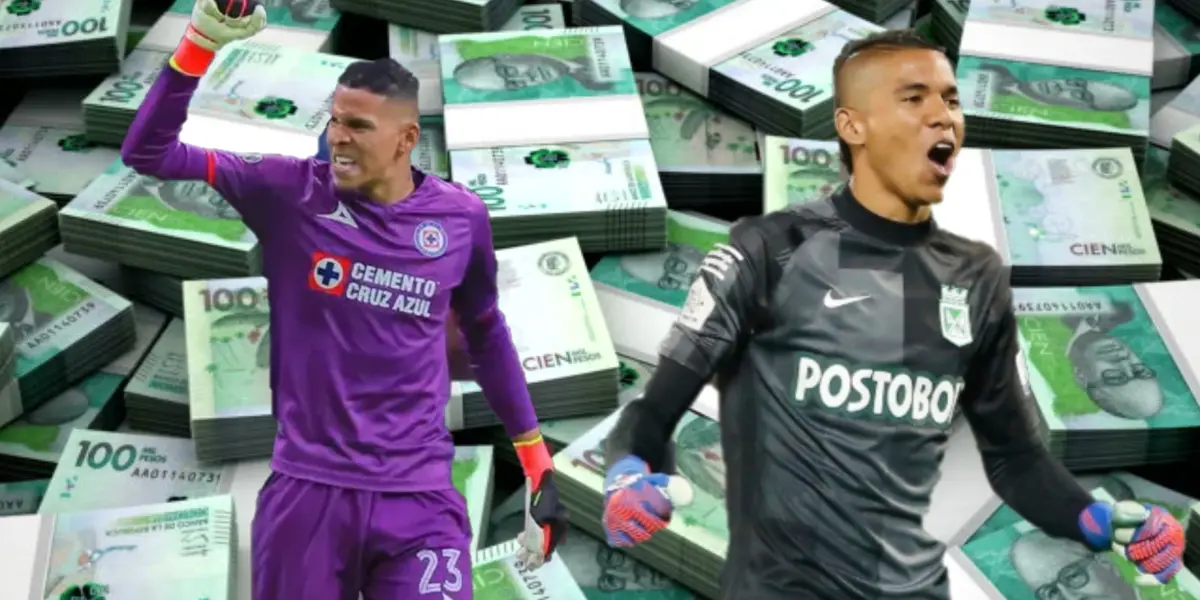 Kevin Mier estaría en la mira de un club de la Premier League (Fotos: Telemedellín, Bolavip)