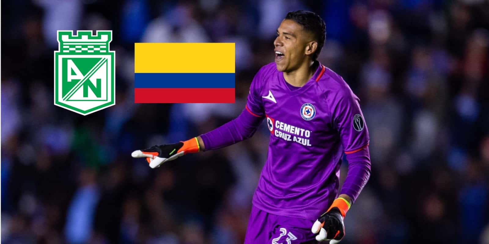 Kevin Mier jugando con el Cruz Azul de México
