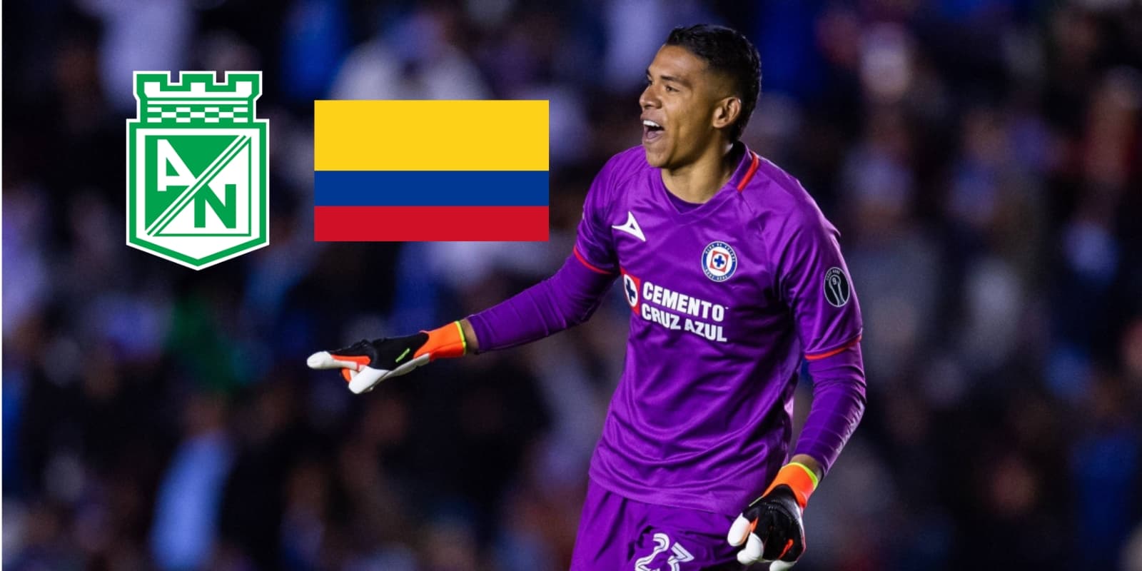 Kevin Mier jugando con el Cruz Azul de México