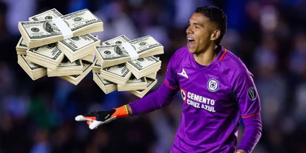 Kevin Mier jugando con el Cruz Azul. Foto tomada de El Espectador.