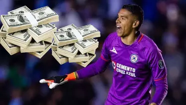 Kevin Mier jugando con el Cruz Azul. Foto tomada de El Espectador.