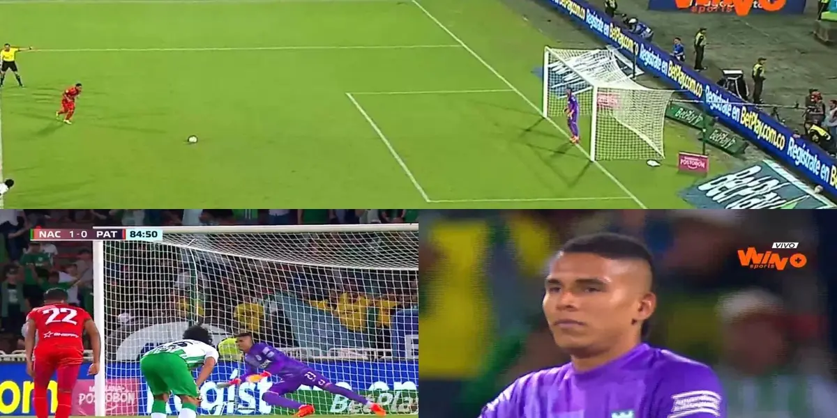 Kevin Mier salvó a Atlético Nacional de no perder contra Patriotas y recibió una insólita ovación.