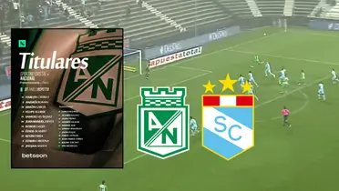Kevin Parra marcó gol con Atlético Nacional frente a Sporting Cristal.