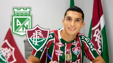 Kevin Serna y la decisión que podría cambiar su carrera, ahora en manos del verdolaga Foto: Fluminense FC y Escudoteca