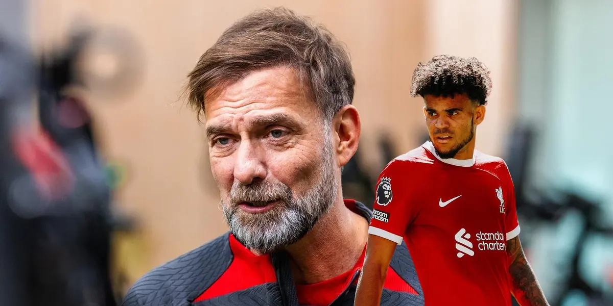 Klopp atento con unas posibles bajas. Fotos de Klopp y Díaz tomadas de Liverpool FC Web Site.