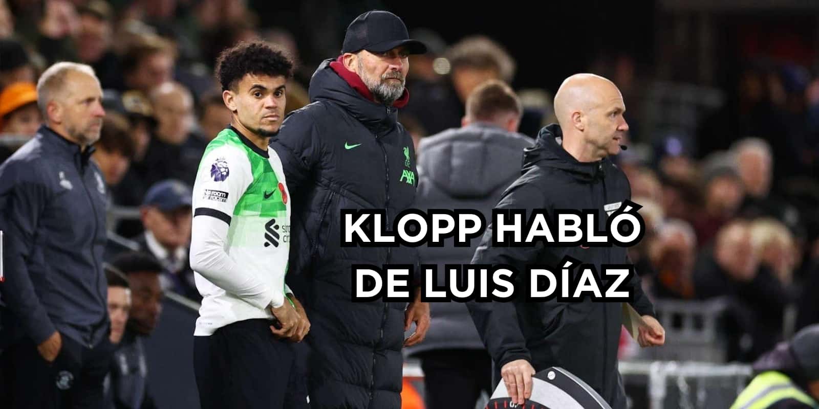 Klopp habló de Luis Díaz antes de enfrentar al Nottingham. Foto tomada de CNN en Español.