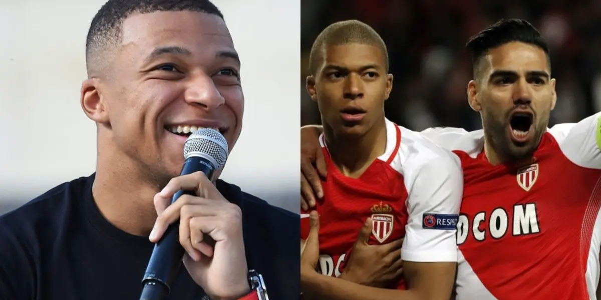 Kylian Mbappé respeta al delantero colombiano Radamel Falcao y ha tenido palabras de elogio con el jugador de la Selección Colombia.