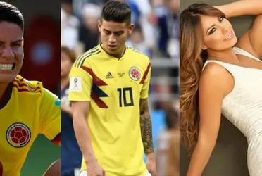 La actriz le bajó la caña a James Rodríguez quien está cerca de jubilarse