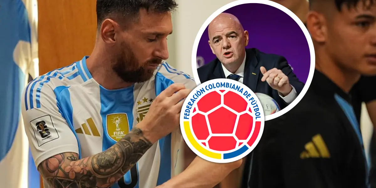 La advertencia de la FIFA a la Selección Argentina con Lionel Messi Foto: FIFA, AFA y Escudoteca