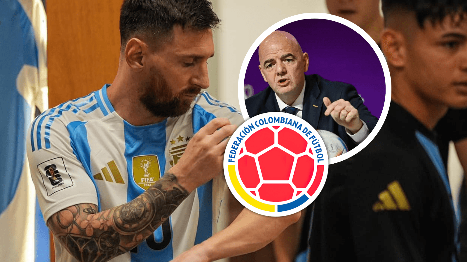 La advertencia de la FIFA a la Selección Argentina con Lionel Messi Foto: FIFA, AFA y Escudoteca
