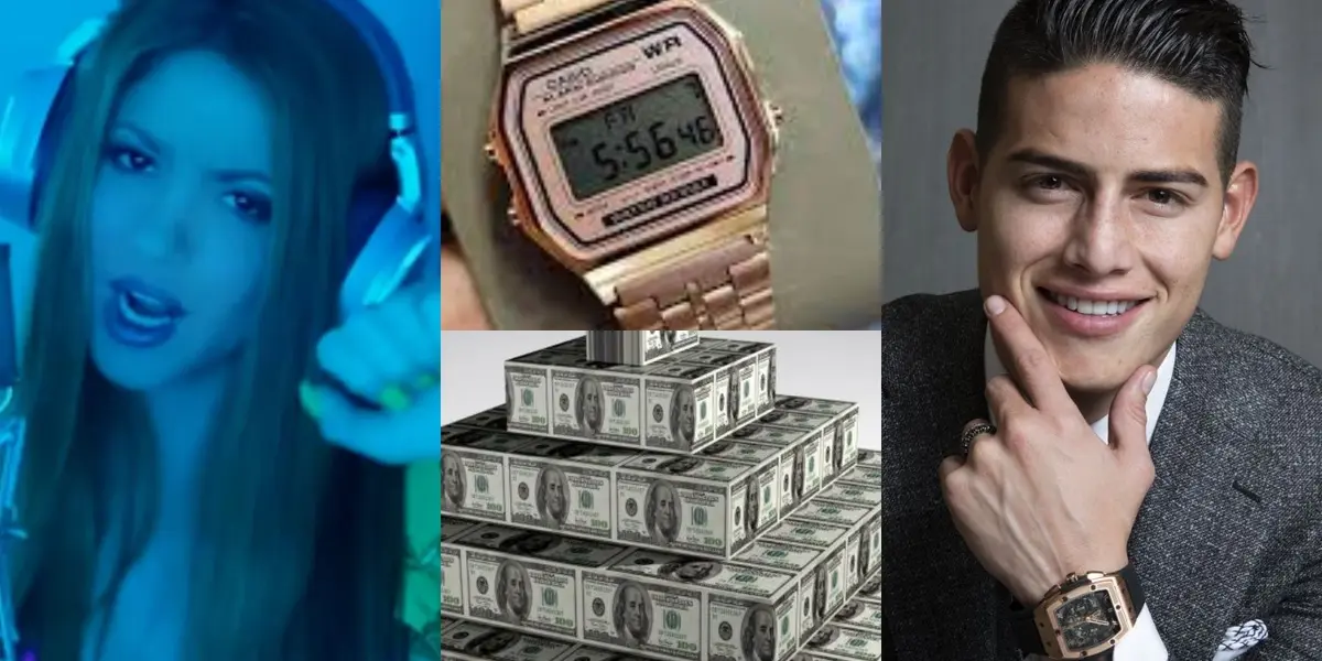 La artista colombiana se burló en su nueva canción de la marca de relojes Casio