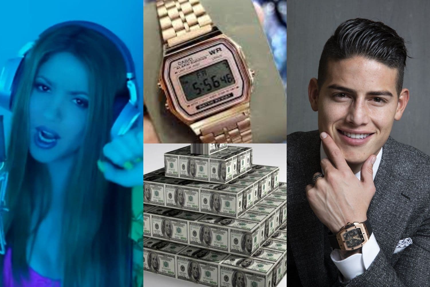 La artista colombiana se burló en su nueva canción de la marca de relojes Casio