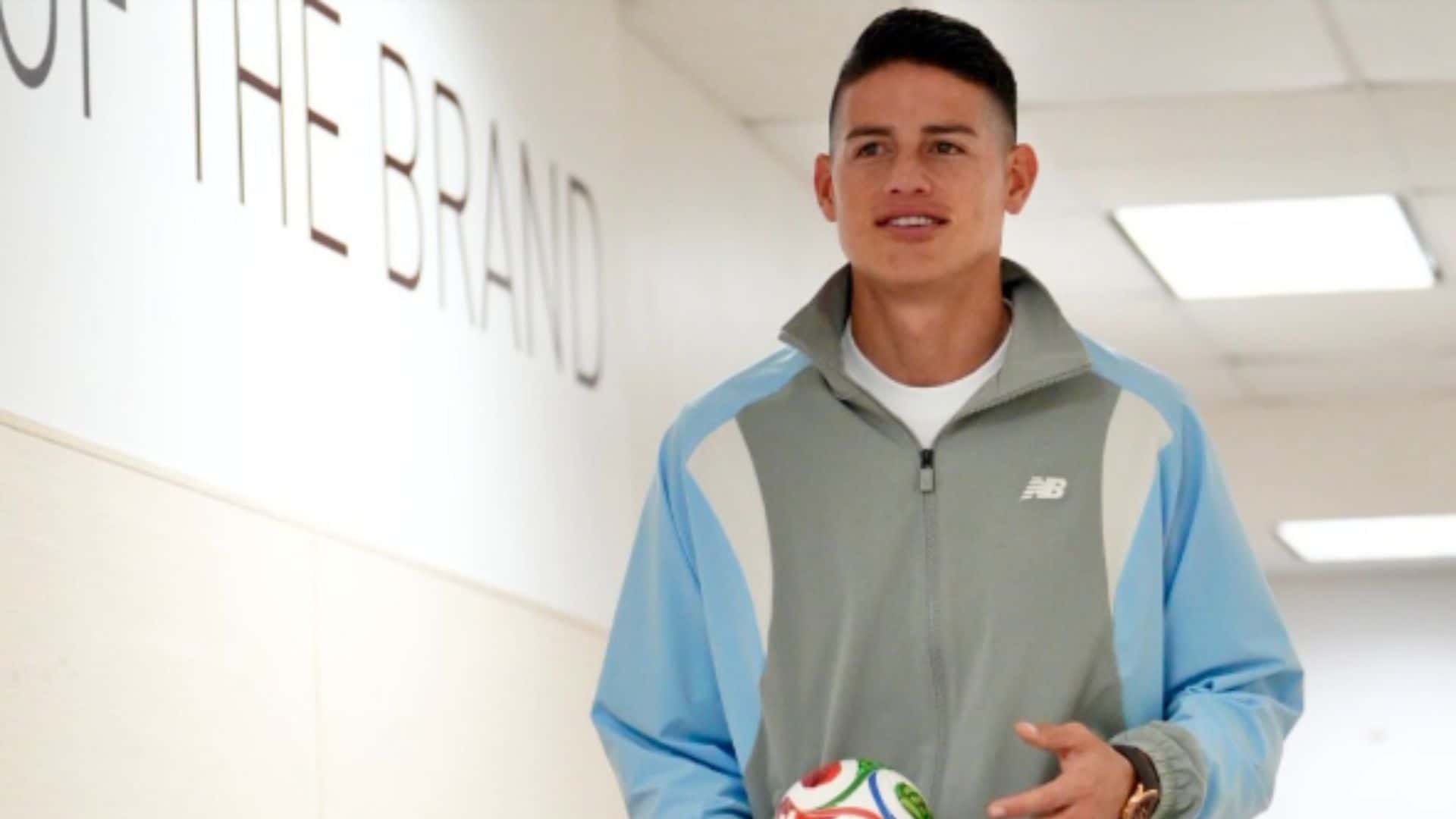 La buena noticia de James Rodríguez en Minnesota United - Instagram @jamesrodriguez10