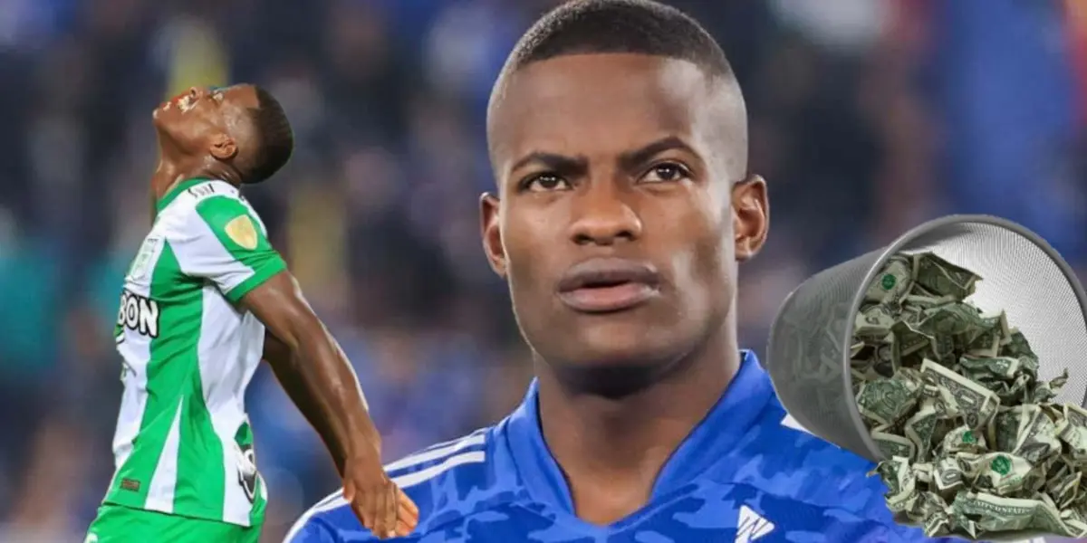 La carrera del futbolista viene en picada con Atlético Nacional