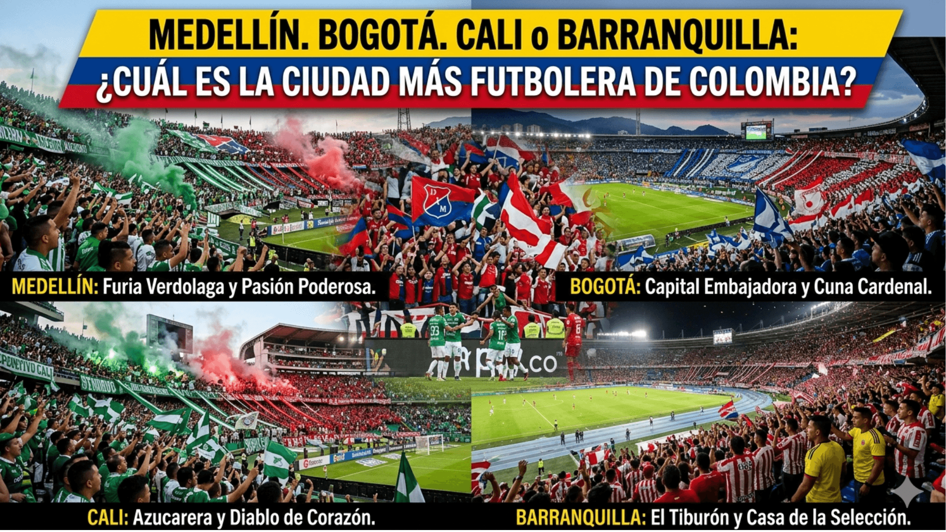 La ciudad más futbolera de Colombia