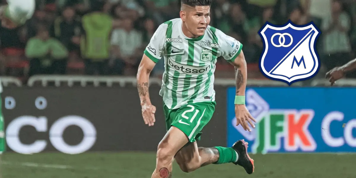 La confesión de Jorman Campuzano con el equipo de sus amores y su presente en Nacional Foto: Escudoteca y Nacionaloficial